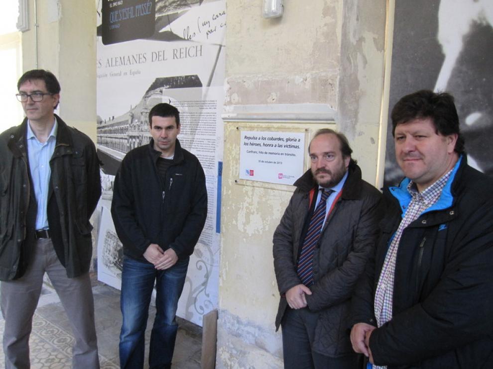 Homenaje a los judíos en Canfranc