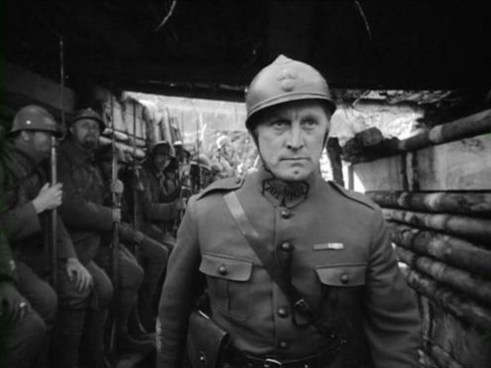 Escena de la película 'Senderos de gloria'