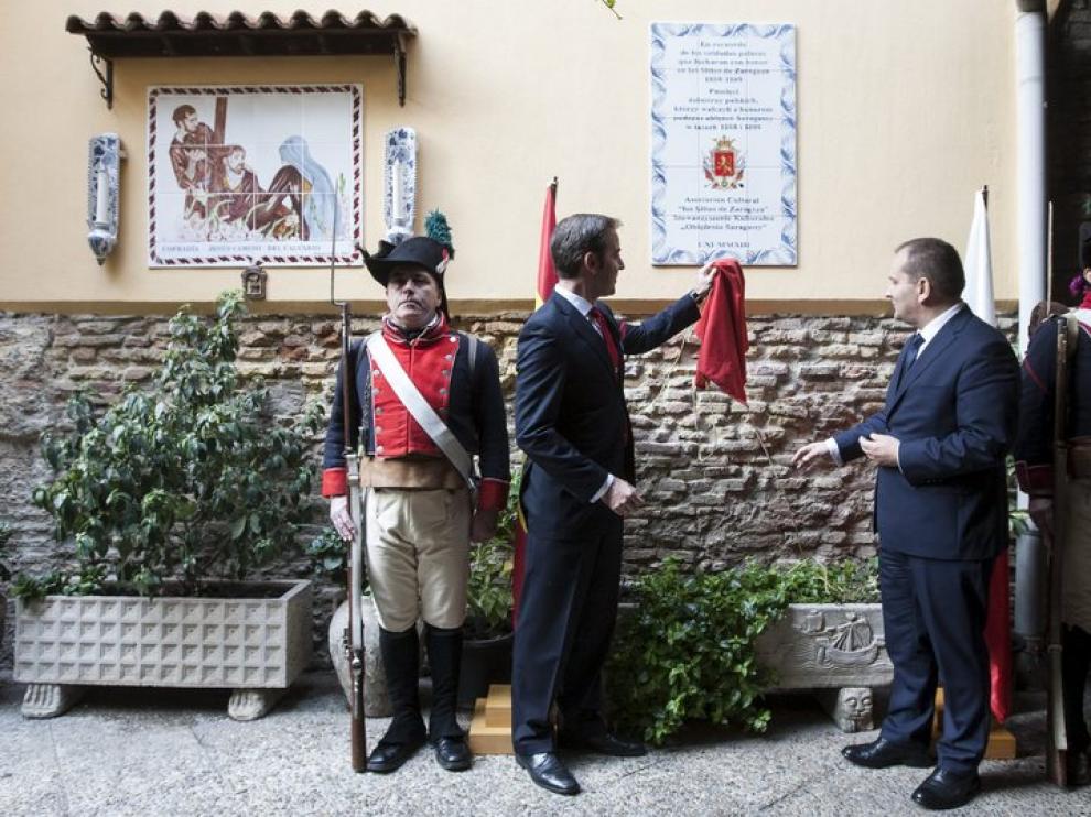 Homenaje a los soldados polacos que lucharon en Zaragoza