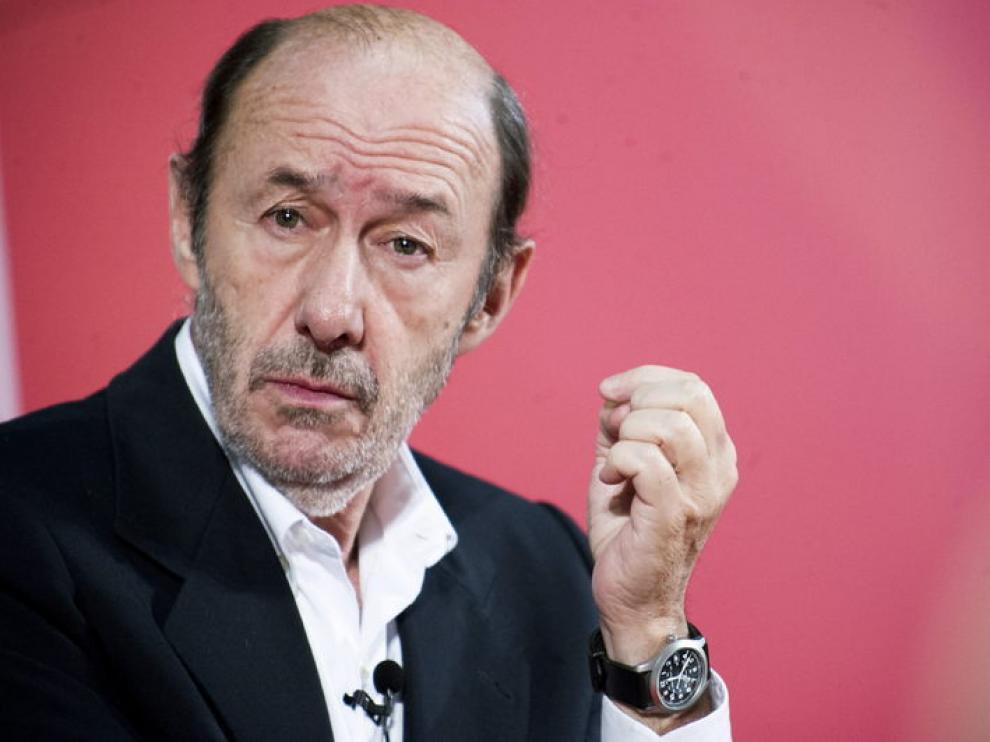 El líder socialista, Alfredo Pérez Rubalcaba