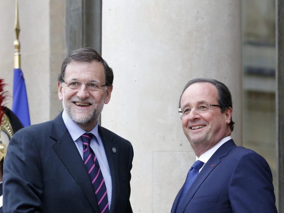 Hollande da la bienvenida a Rajoy