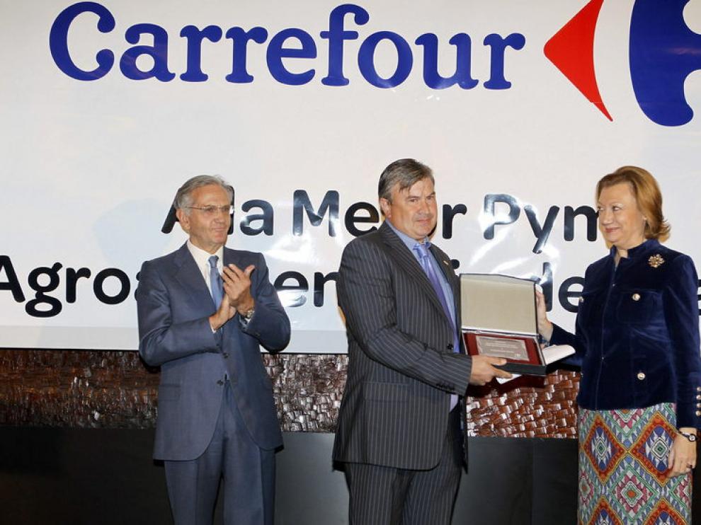 Entrega del premio Carrefour a José Antonio Ruiz García, presidente de Bodegas San Valero