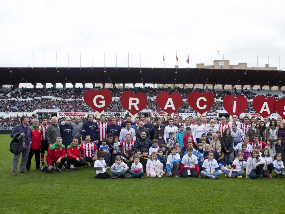 Partido en beneficio de Aspanoa en 2012