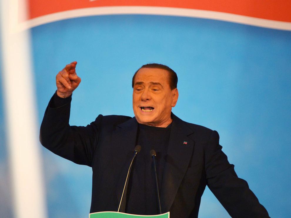Berlusconi, durante su discurso