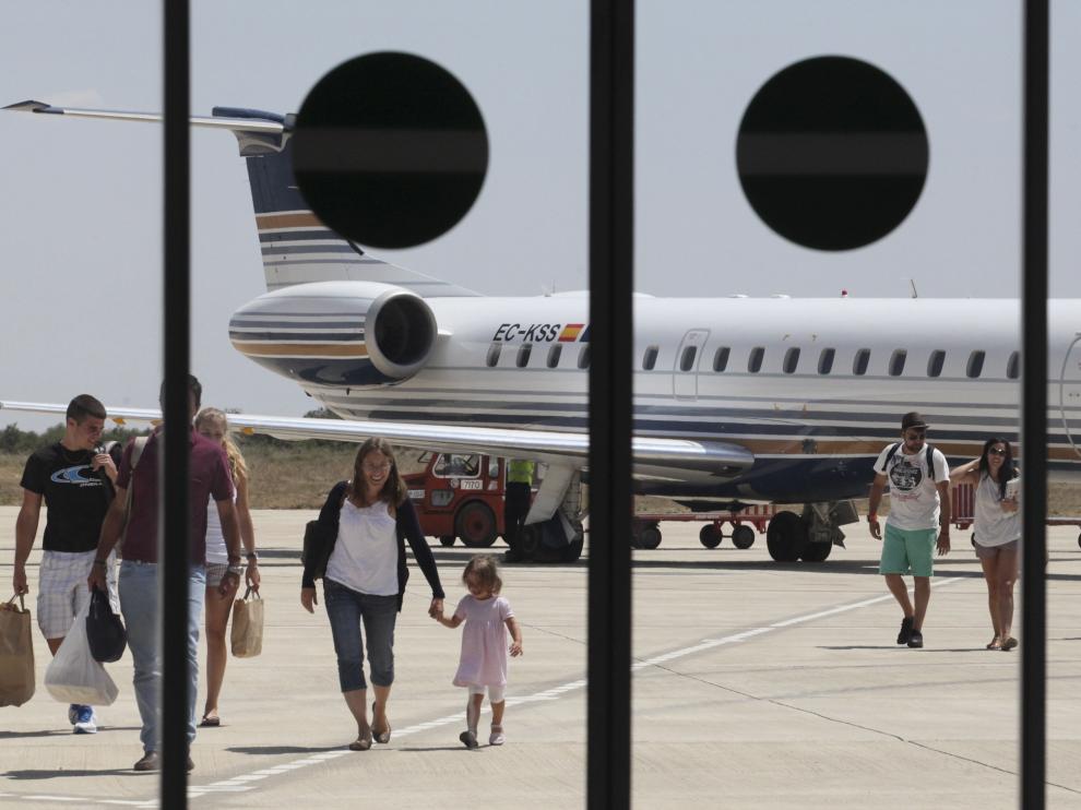 El aeropuerto de Zaragoza.