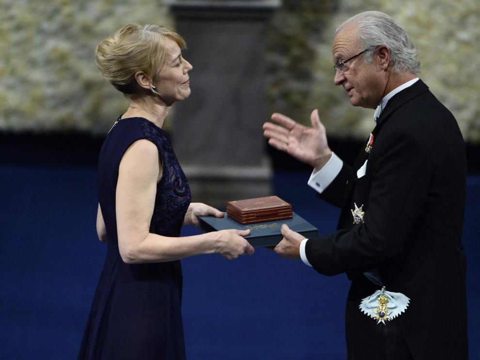 La hija de Alice Munro recogió el premio Nobel de Literatura otorgado a su madre