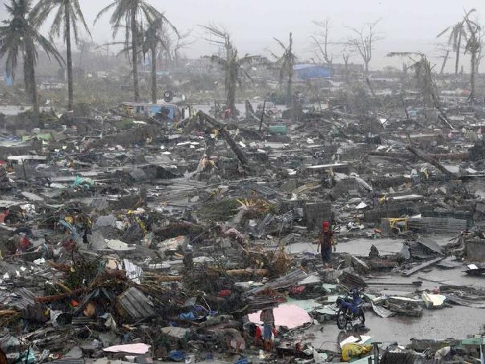 Un tifón arrasa Filipinas