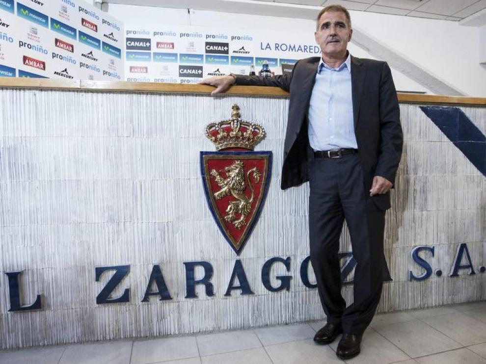 Paco Herrera, entrenador del Real Zaragoza