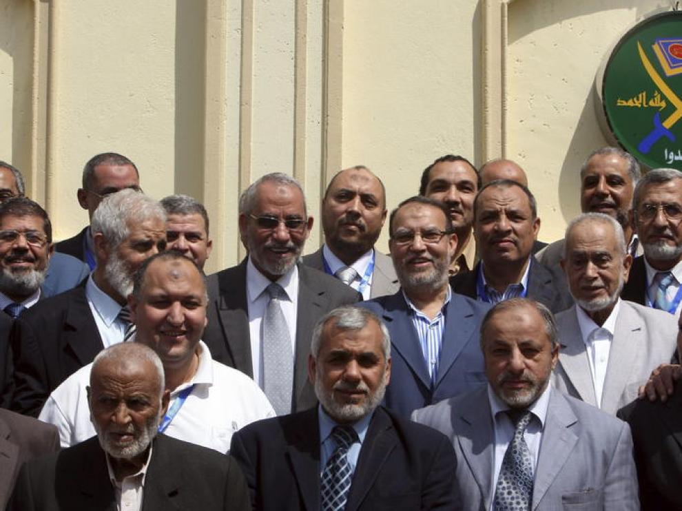 Miembros del consejo de los Hermanos Musulmanes, imagen de archivo.
