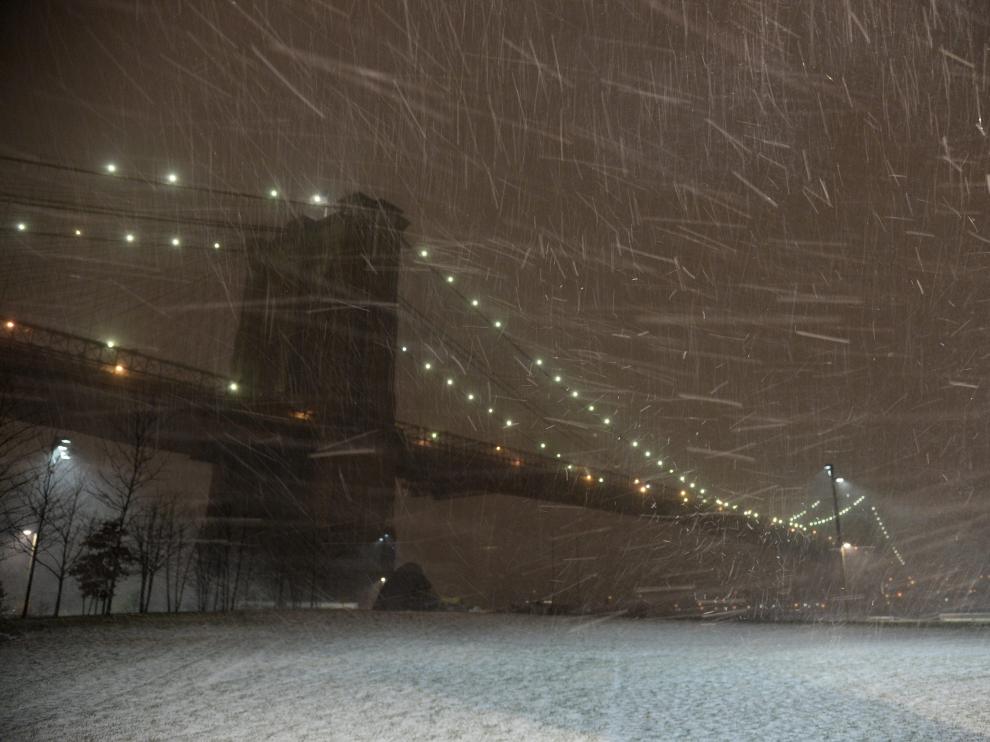 Imagen invernal de Nueva York