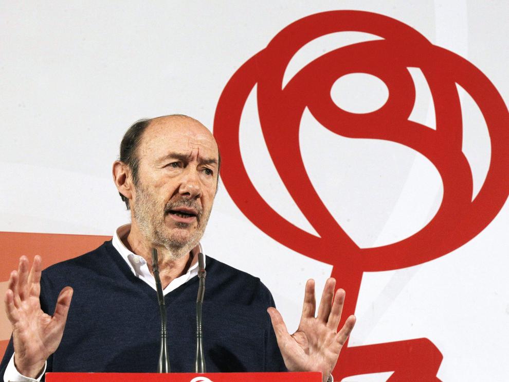 Rubalcaba, en Santander