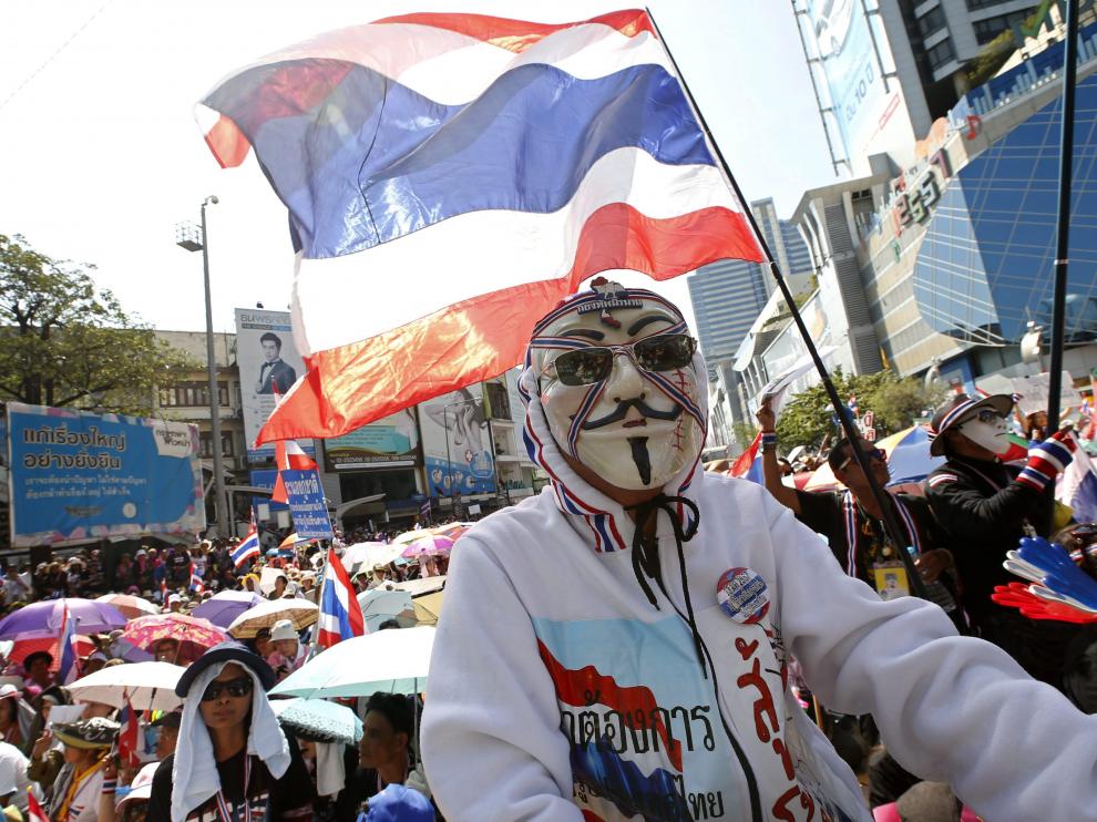 Protestas en la capital tailandesa