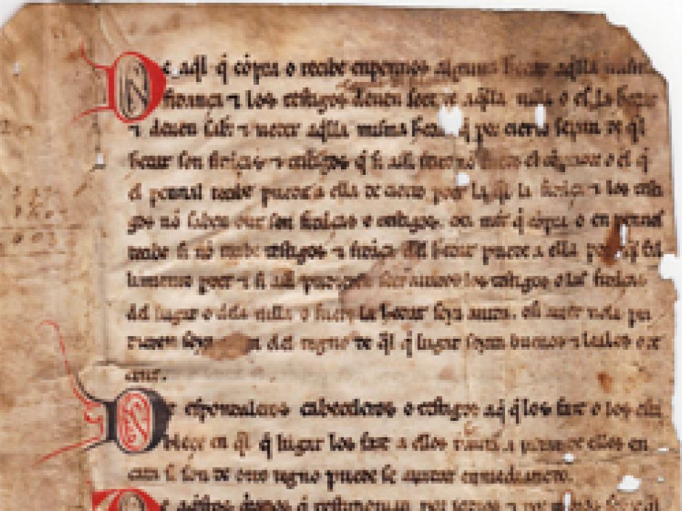 El texto está redactado sobre vitela en letra gótica.