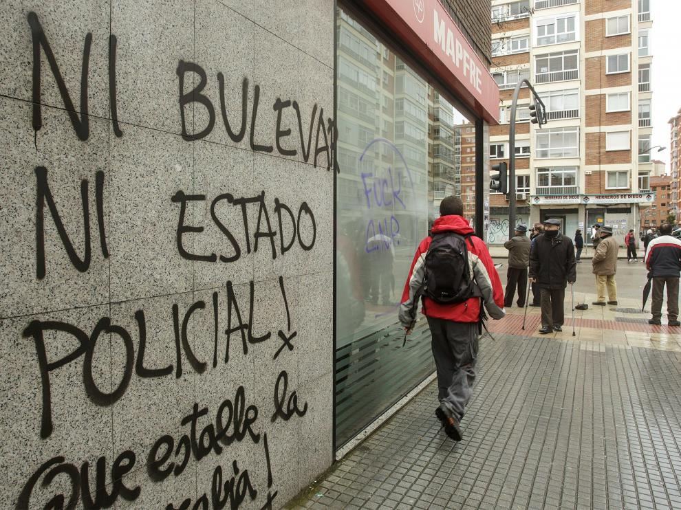 Los vecinos rechazan las obras del bulevar de Burgos