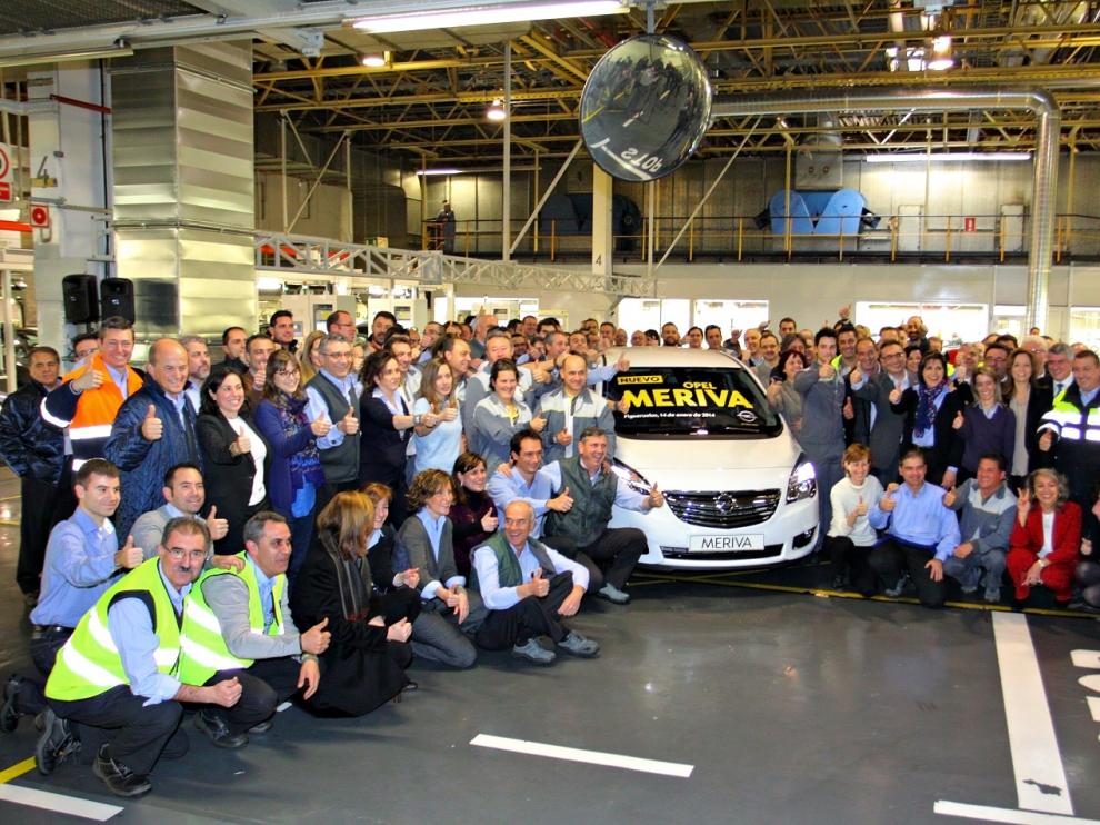 La primera unidad del nuevo Opel Meriva sale de Figueruelas