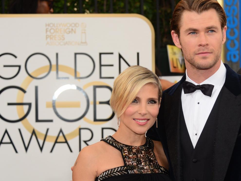 Elsa Pataki y su marido Chris Hemsworth
