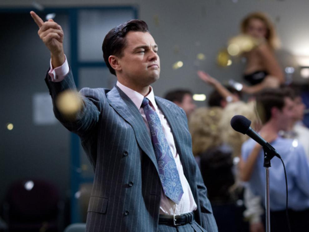 Leonardo DiCaprio es el protagonista de la película 'El lobo de Wall Street'