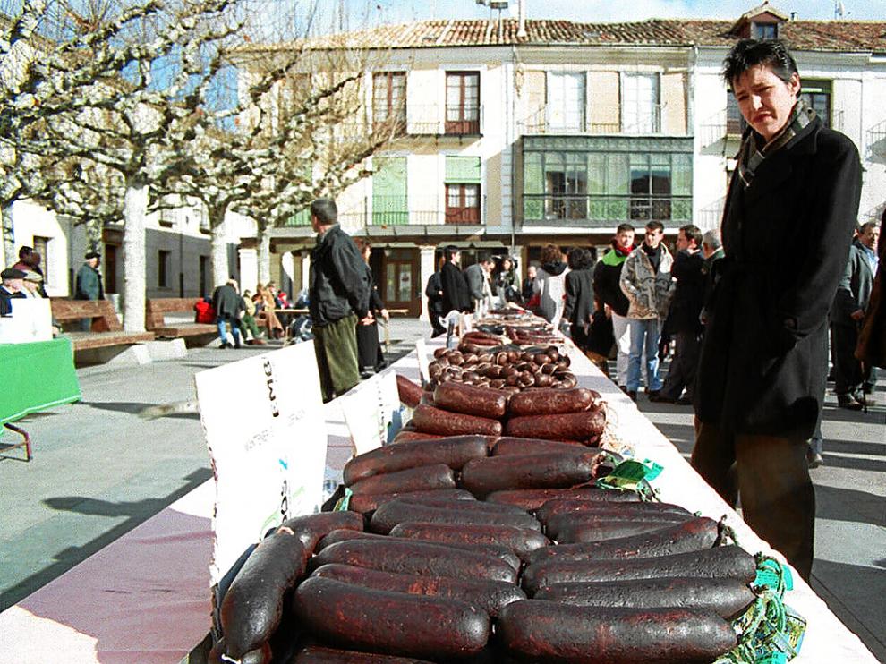 Foto del encuentro nacional de morcillas que tiene lugar en El Burgo de Osma en febrero.
