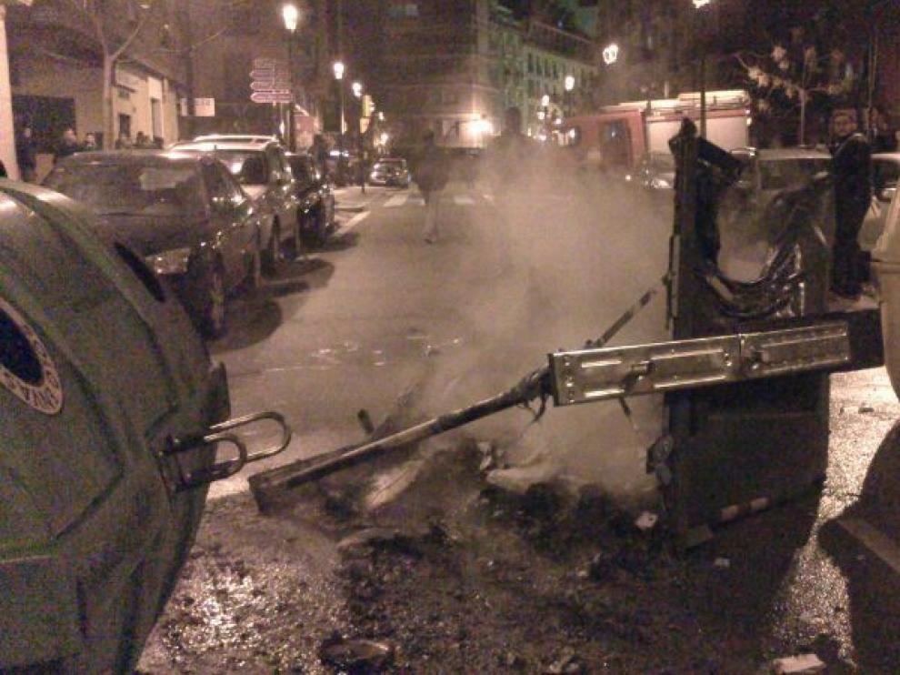 Protesta en Zaragoza