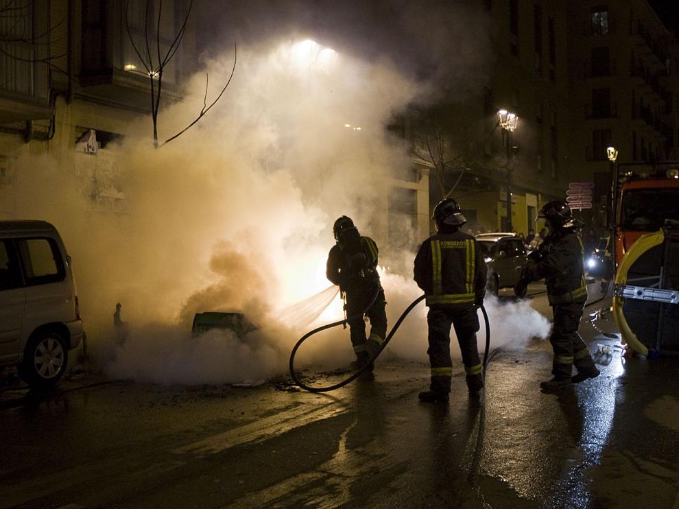 Protesta en Zaragoza