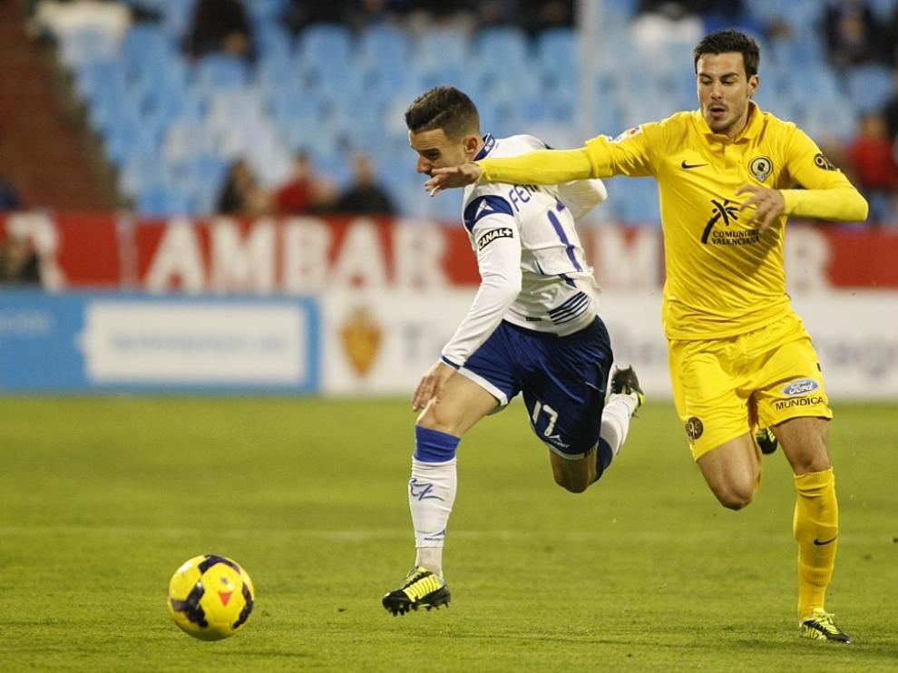 El jugador del Real Zaragoza José Manuel Fernández