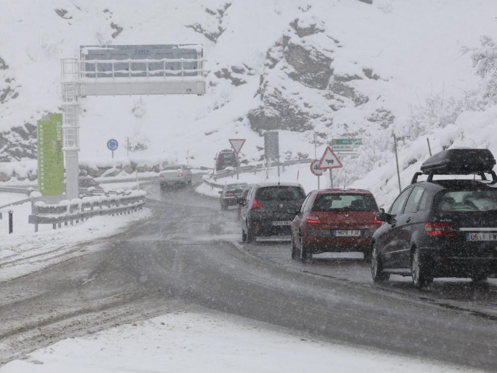 Copiosas nevadas en el Pirineo