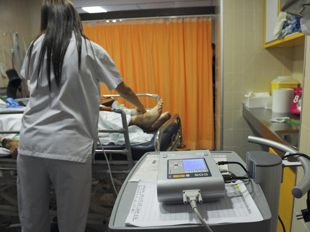 Electrocardiograma en Urgencias del Hospital de Teruel