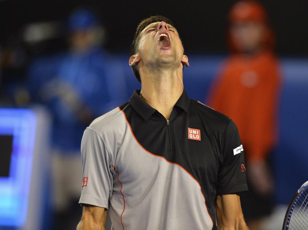 Decepción de Novak Djokovic