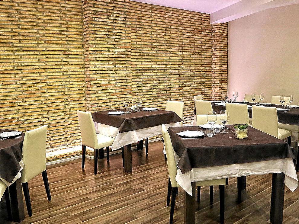 El comedor del establecimiento Espumosos Aragonia.