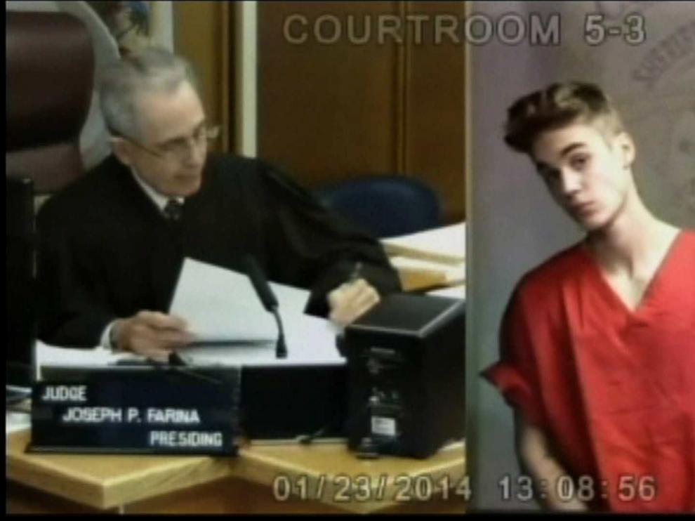 Bieber ante el juez