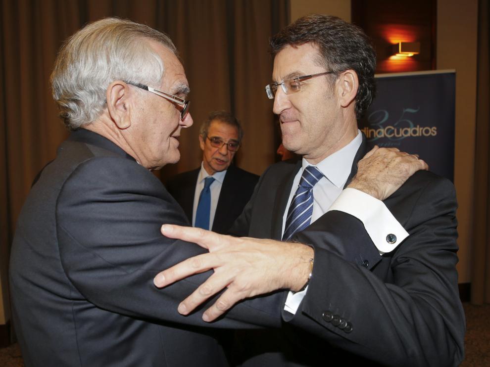 El presidente de la Xunta, Alberto Núñez Feijóo