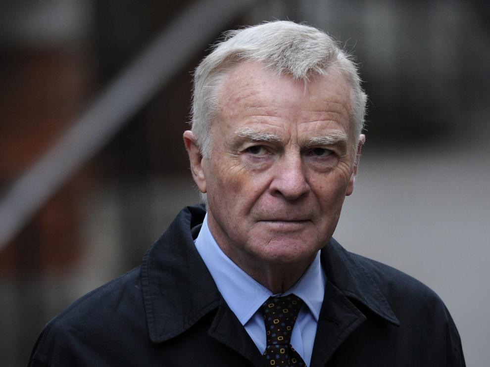 El expresidente de la Federación Internacional de Automovilismo, Max Mosley