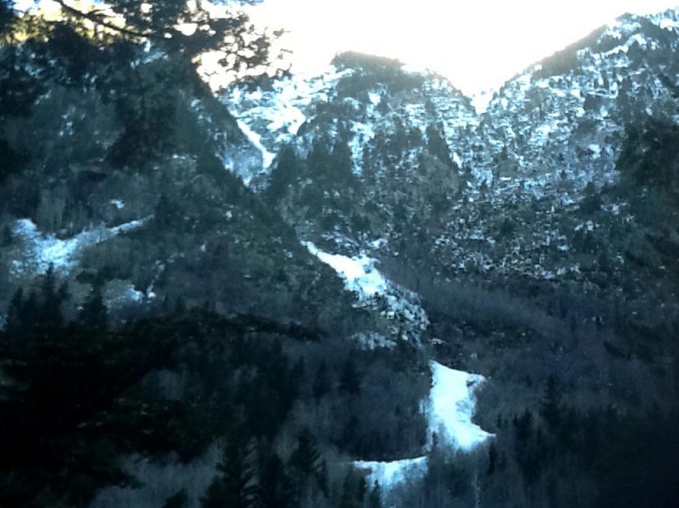 Aludes en Huesca