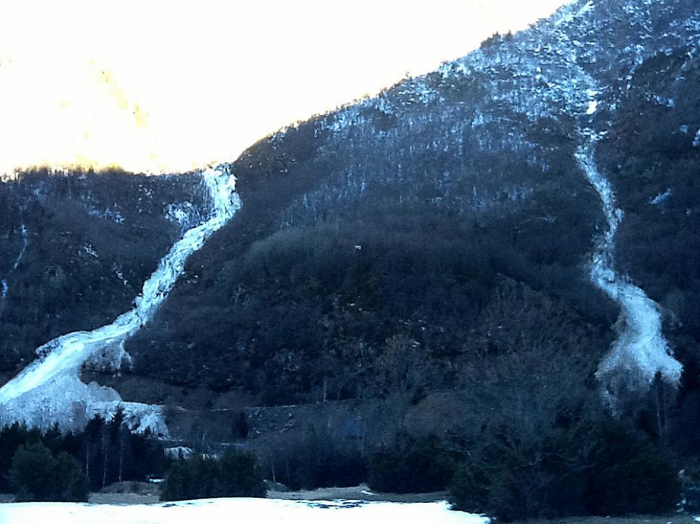 Aludes en Huesca