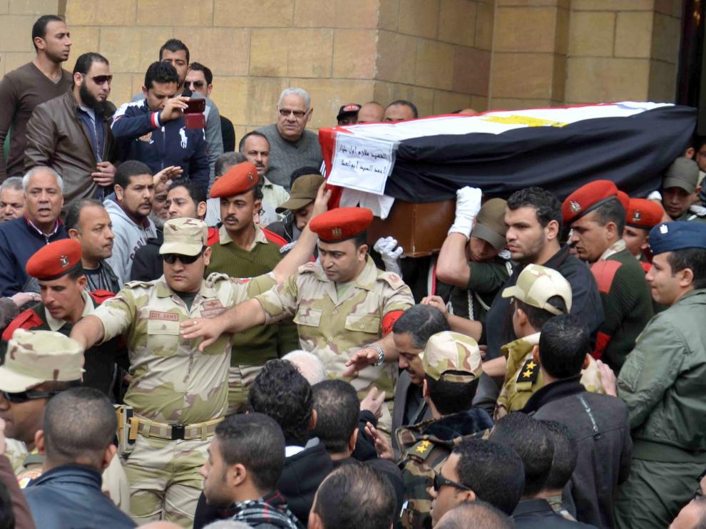 Funeral por los soldados fallecidos
