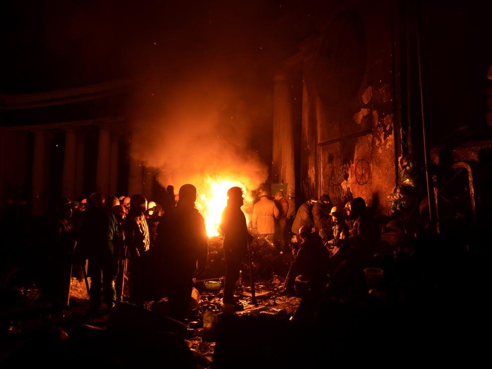 Disturbios en Kiev