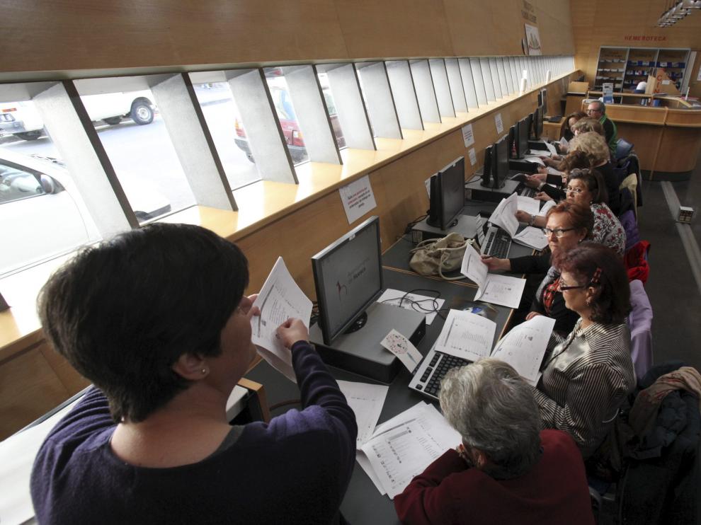 Curso de internet para mayores en Huesca