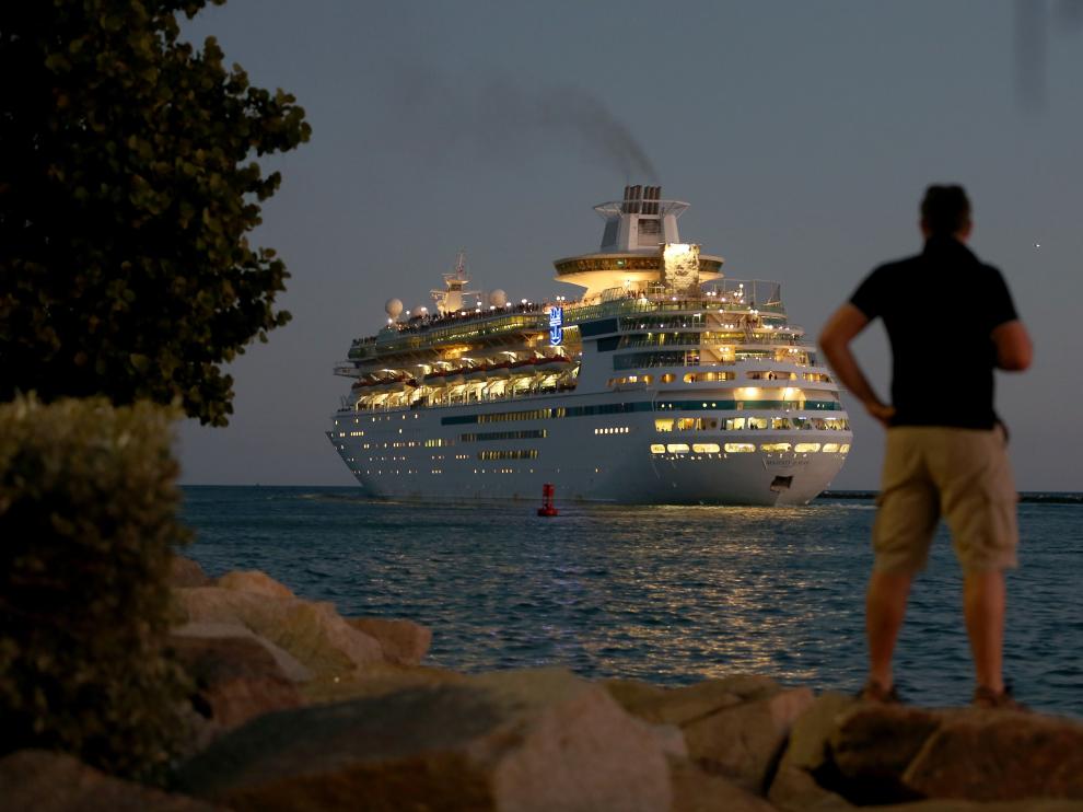 Uno de los cruceros de la empresa Royal Caribbean