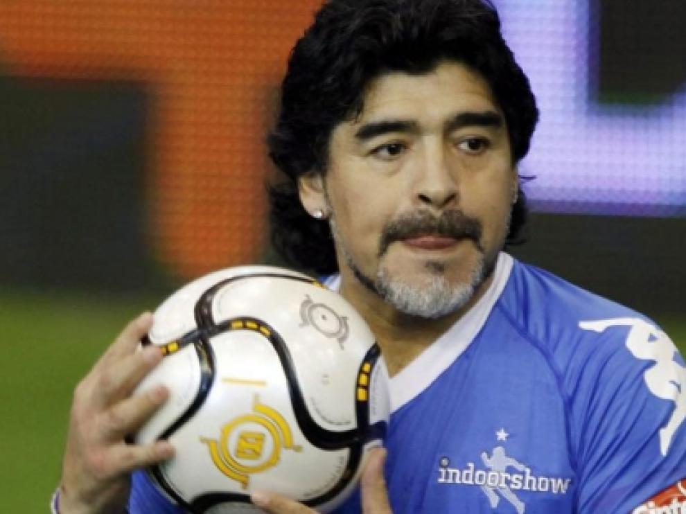 Diego Armando Maradona, foto de archivo.