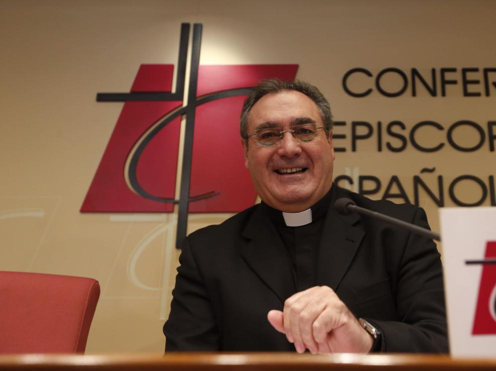 El portavoz de la Conferencia Episcopal Española, José María Gil Tamayo