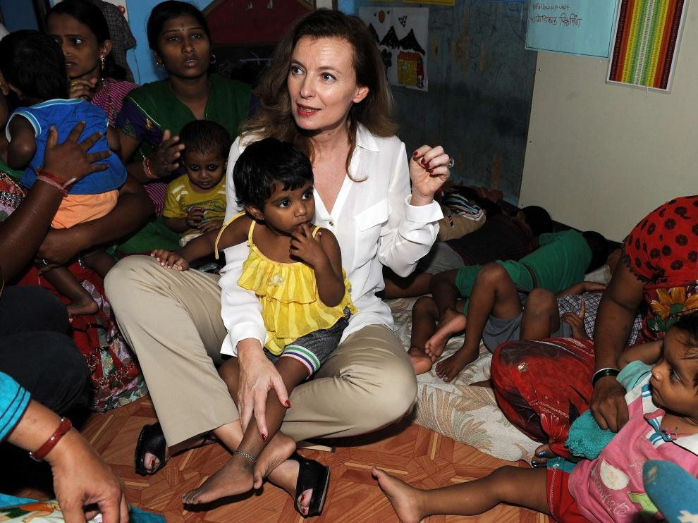 Trierweiler en India tras la ruptura