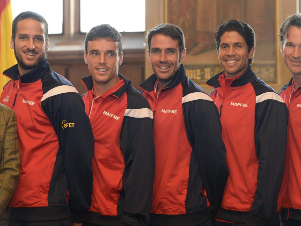 El equipo español de la Copa Davis