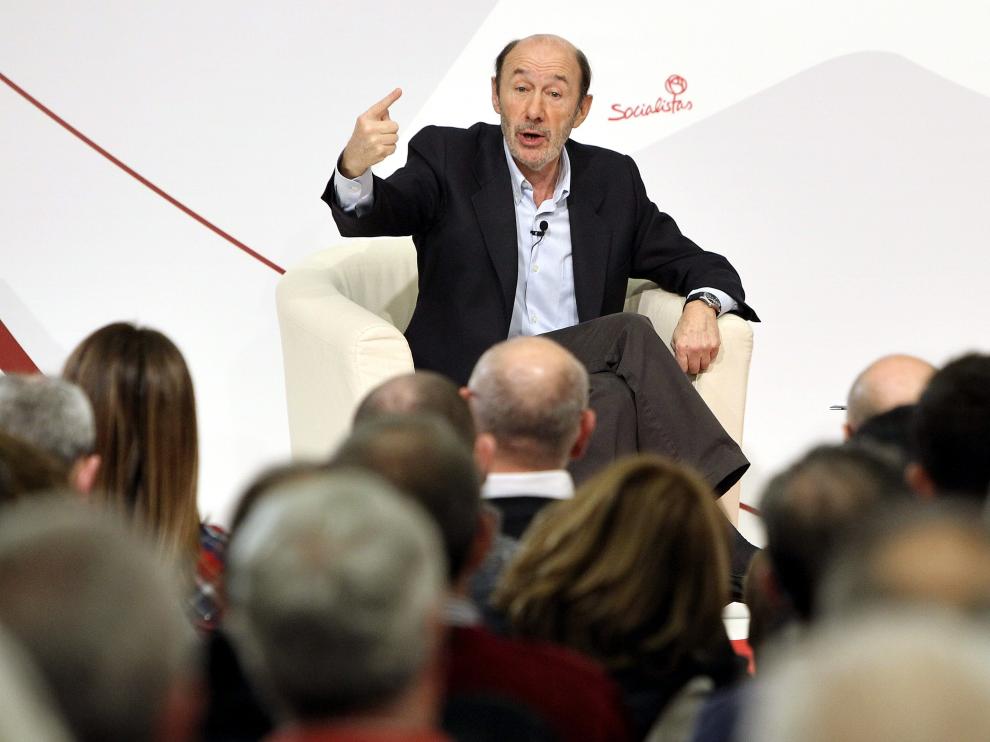 El líder socialista, Alfredo Pérez Rubalcaba