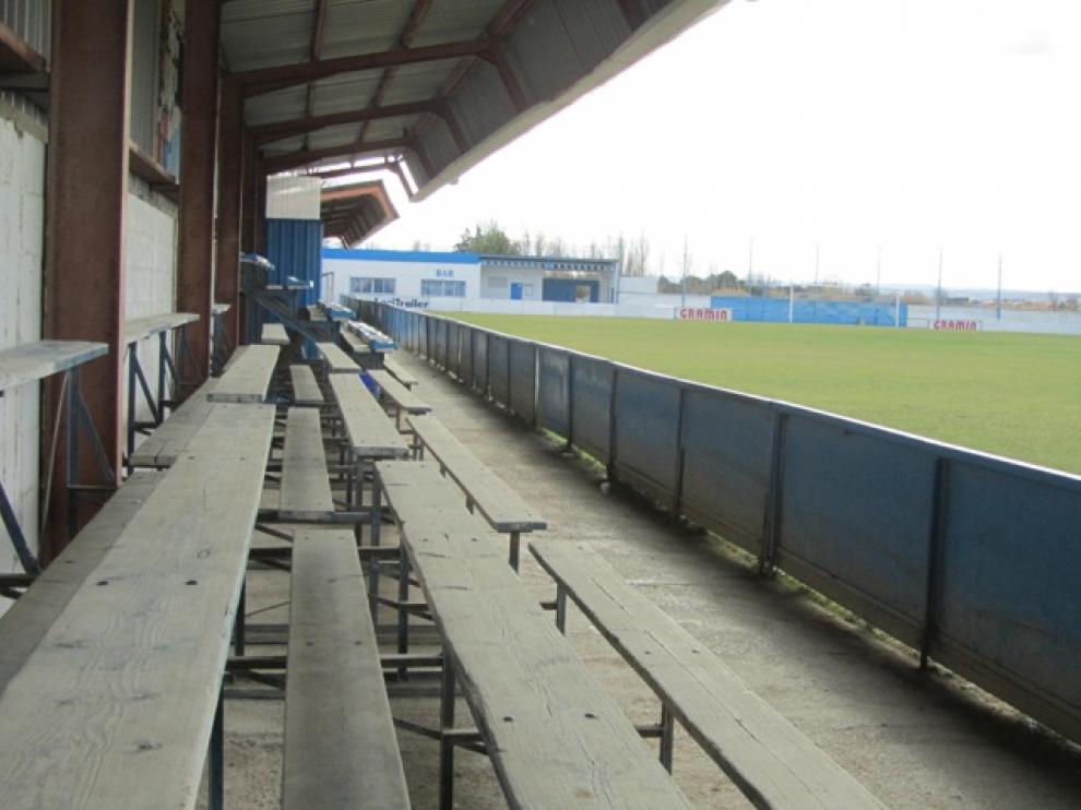 Campo de fútbol San Miguel donde entrena la UD Casetas