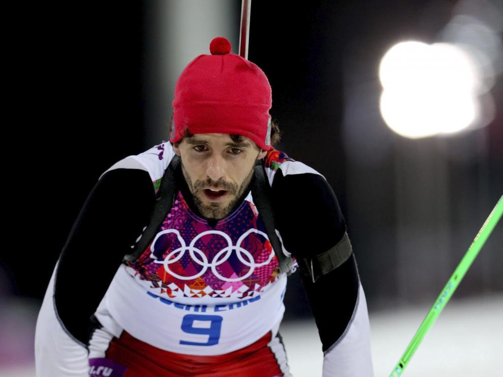 Víctor Lobo, tras competir ayer en Sochi