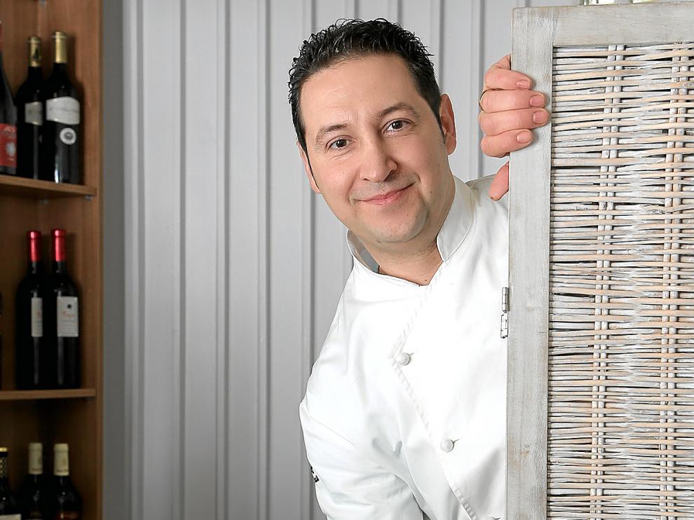 El chef aragonés Sergio Andrés, propietario del restaurante Antonio de Zaragoza