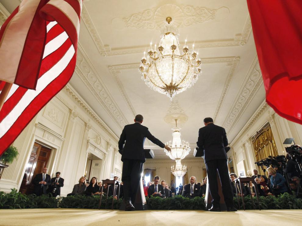 Obama junto a Hollande en una imagen de archivo