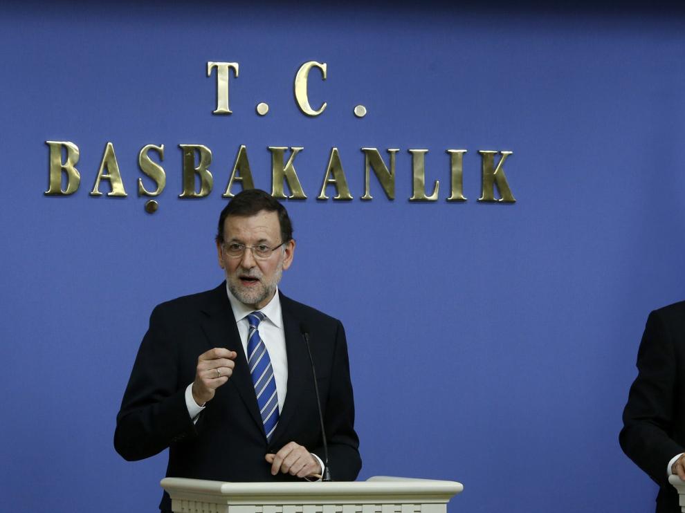 Foto de archivo. Mariano Rajoy, este martes en Ankara