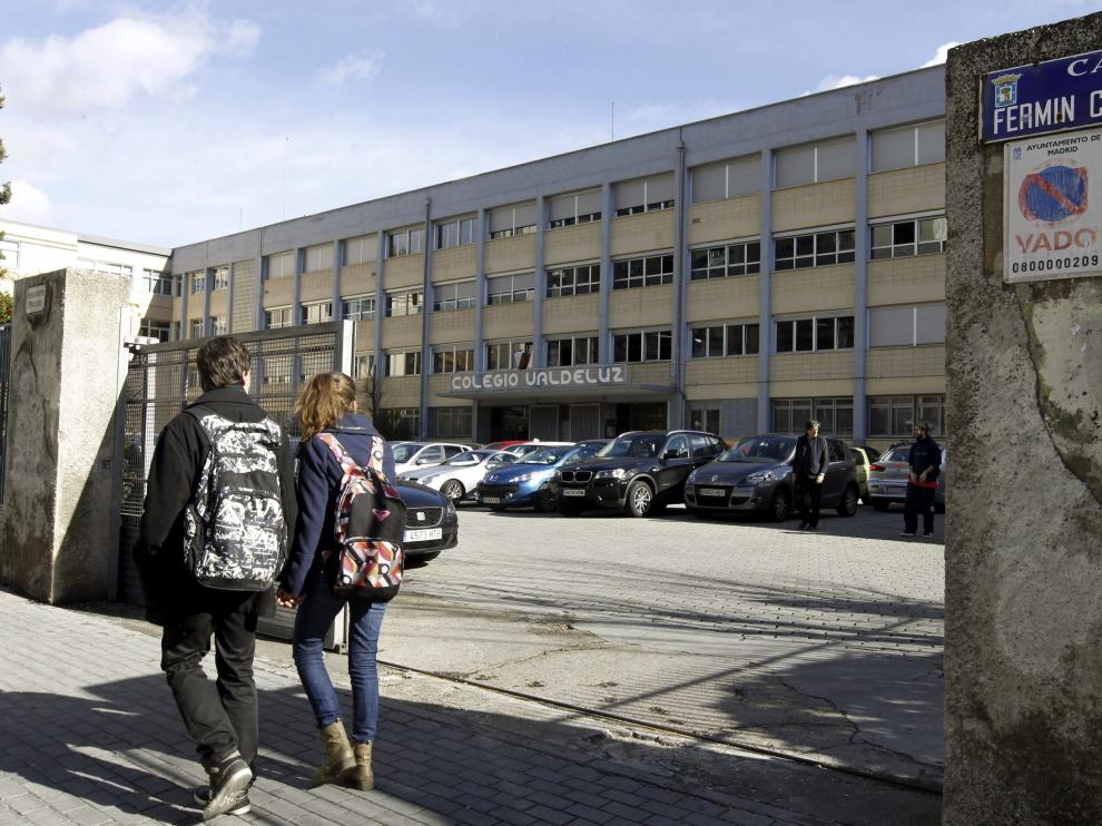 Entrada al Colegio Valdeluz de Madrid