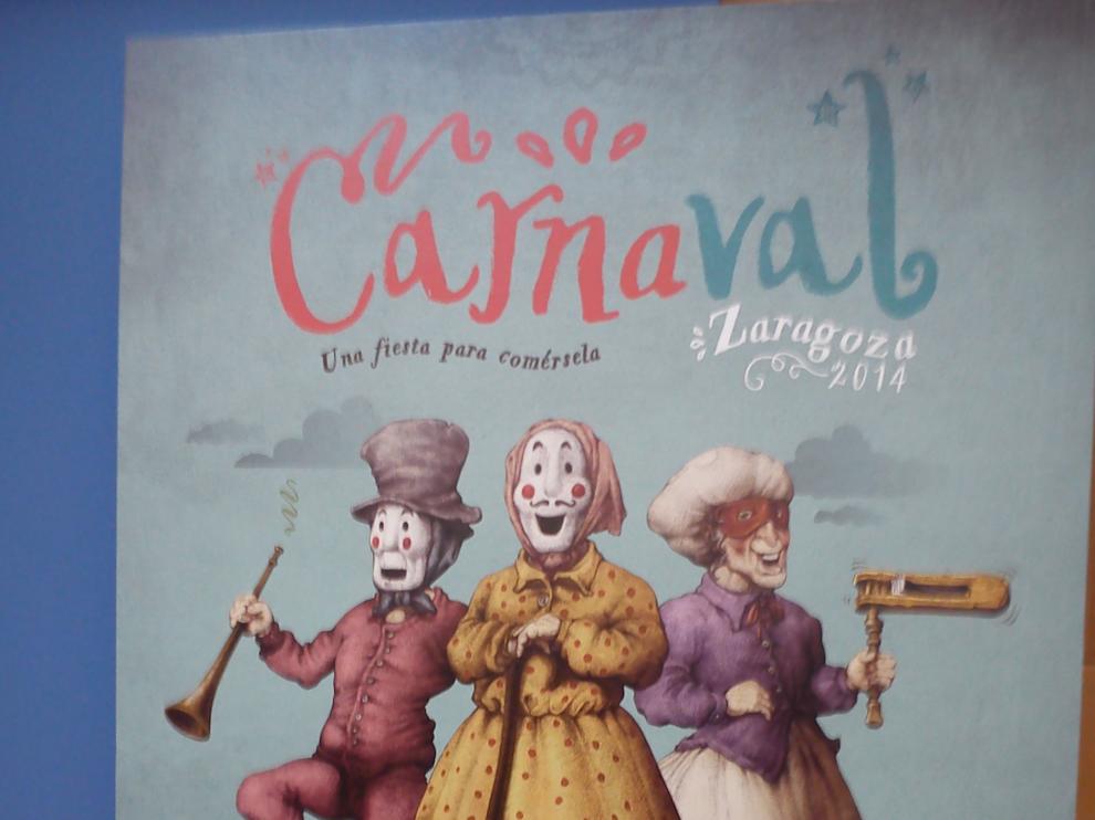 Cartel de el Carnaval 2014 de Zaragoza